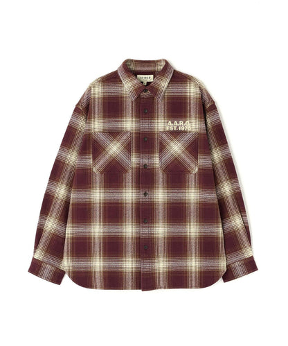 OMBRE CHECK SHIRT 漸變格紋襯衫
