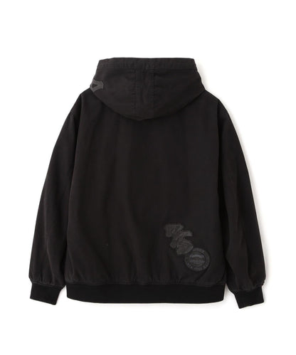 皮革貼片 DUCK HOOD JACKET 夾克