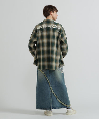 OMBRE CHECK SHIRT 漸變格紋襯衫