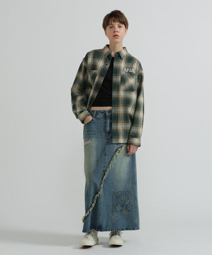 OMBRE CHECK SHIRT 漸變格紋襯衫