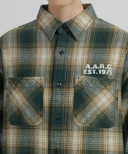 OMBRE CHECK SHIRT 漸變格紋襯衫