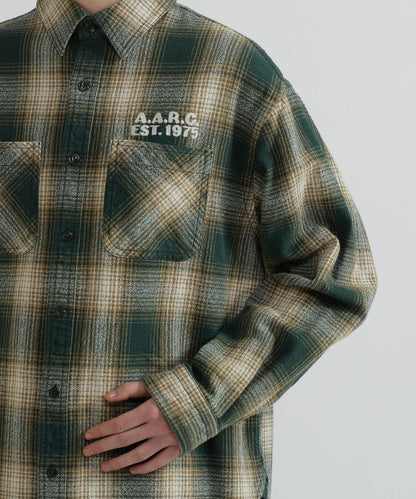 OMBRE CHECK SHIRT 漸變格紋襯衫