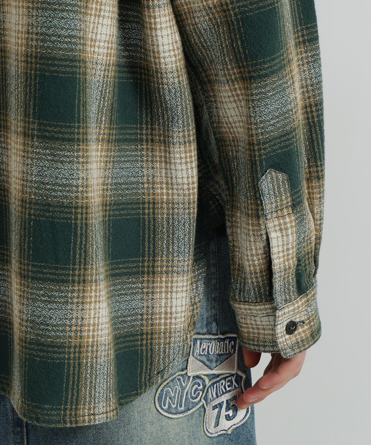 OMBRE CHECK SHIRT 漸變格紋襯衫