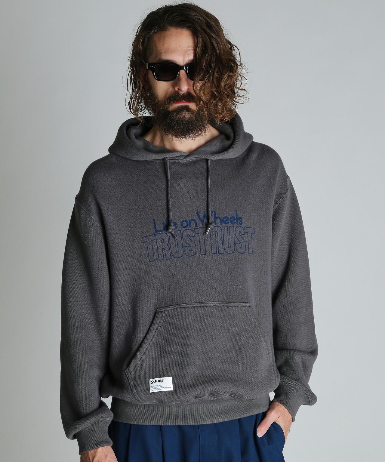 TRUST RUST HOODED KNIT SWEAT 針織衛衣連帽衫