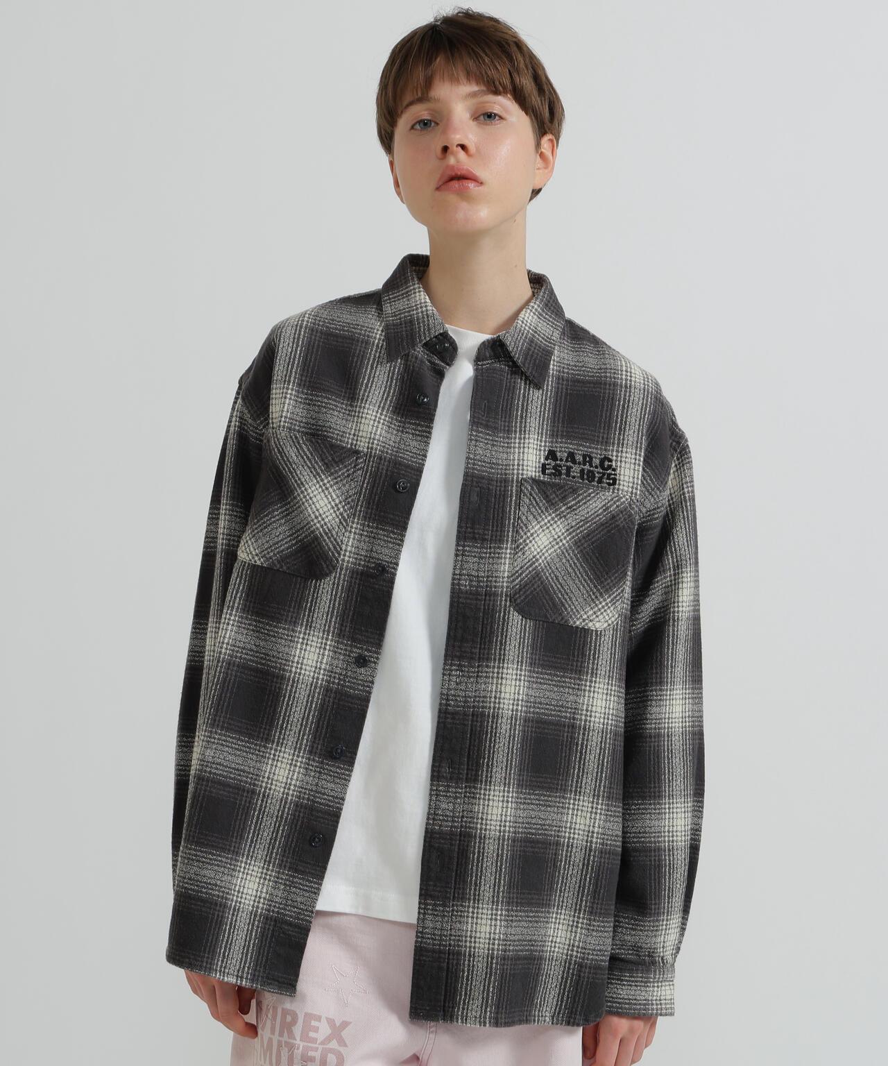 OMBRE CHECK SHIRT 漸變格紋襯衫