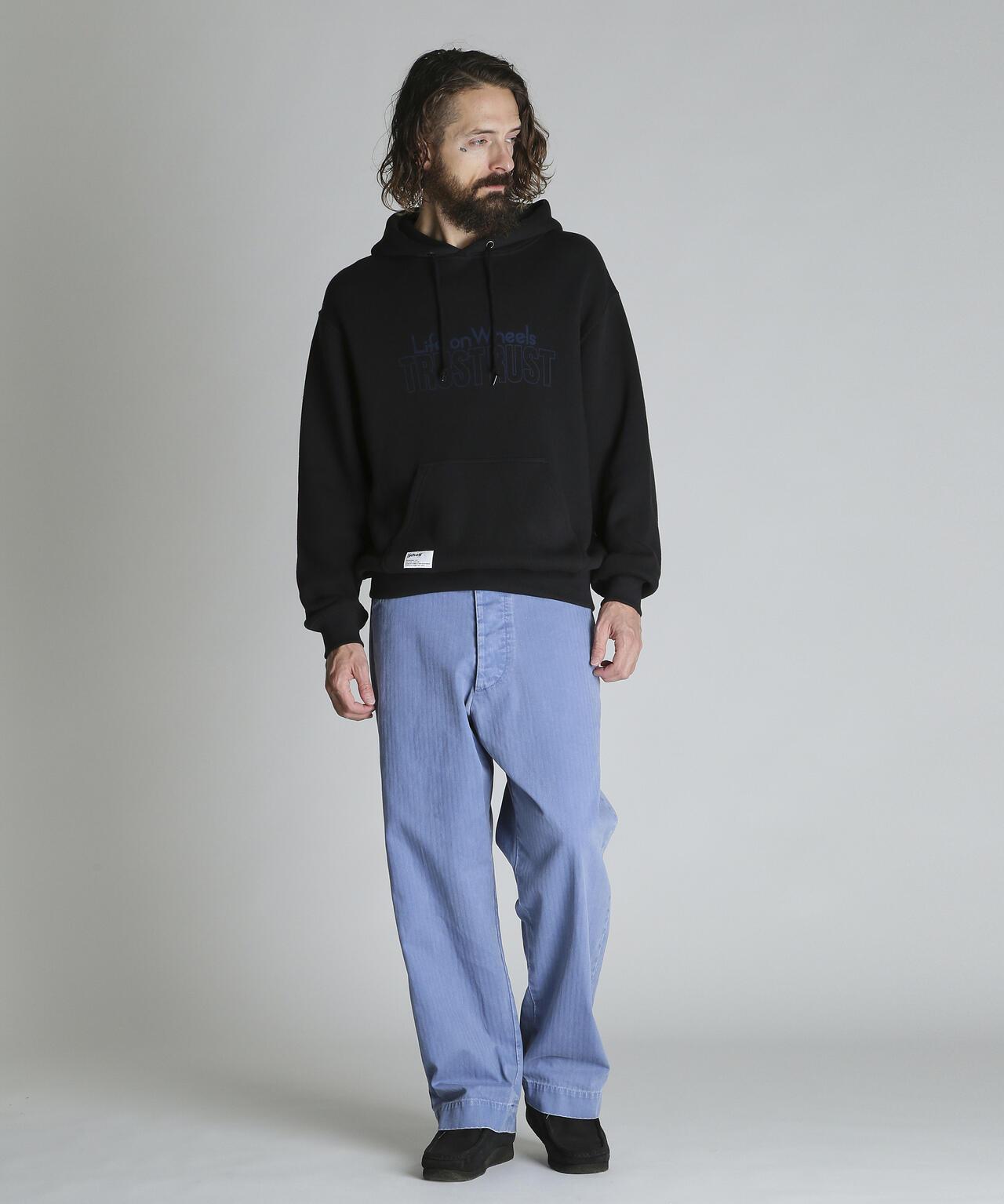 TRUST RUST HOODED KNIT SWEAT 針織衛衣連帽衫