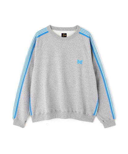 棉質針織圓領上衣 TRACK CREW NECK - COTTON JERSEY