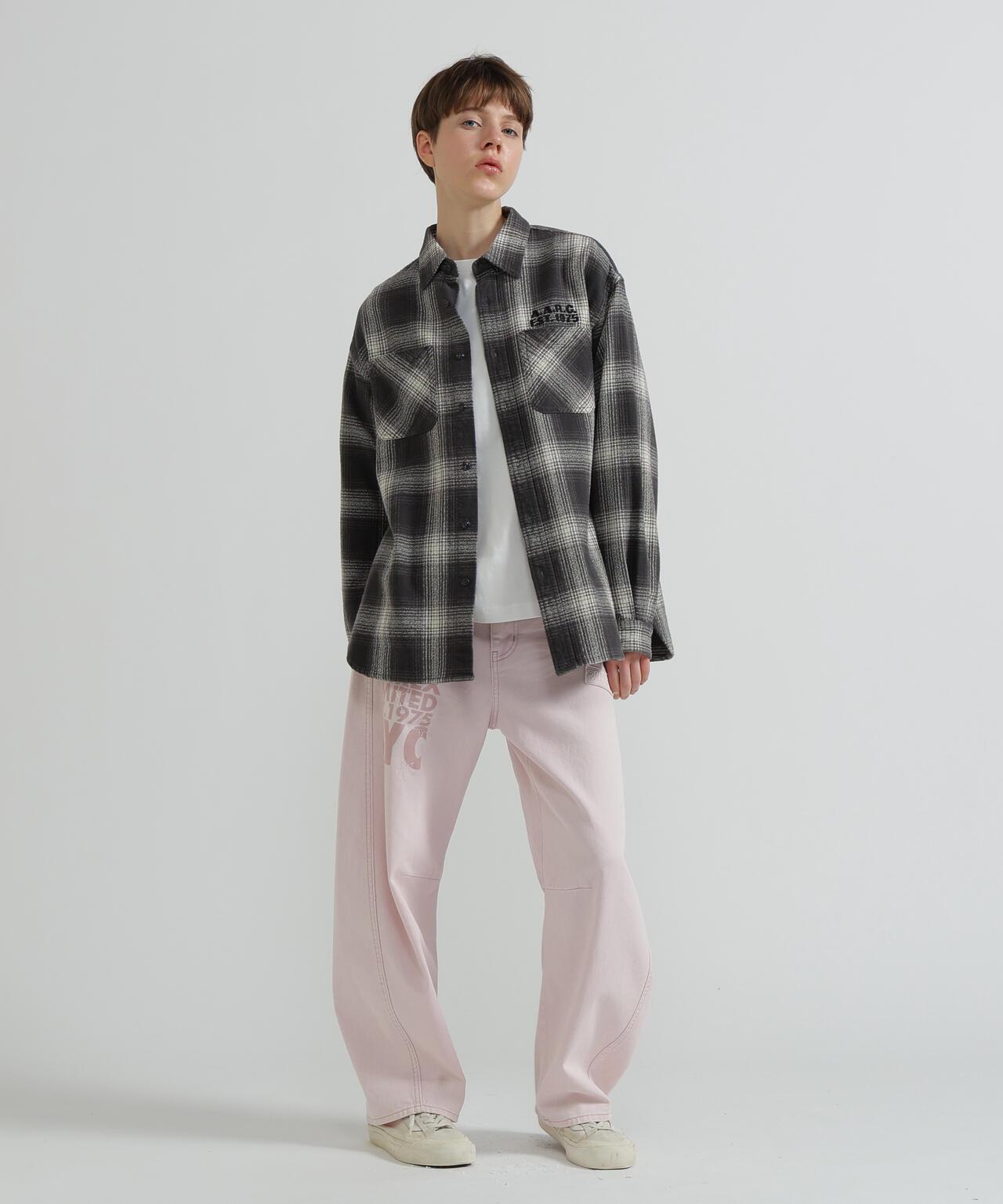 OMBRE CHECK SHIRT 漸變格紋襯衫
