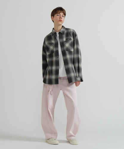 OMBRE CHECK SHIRT 漸變格紋襯衫