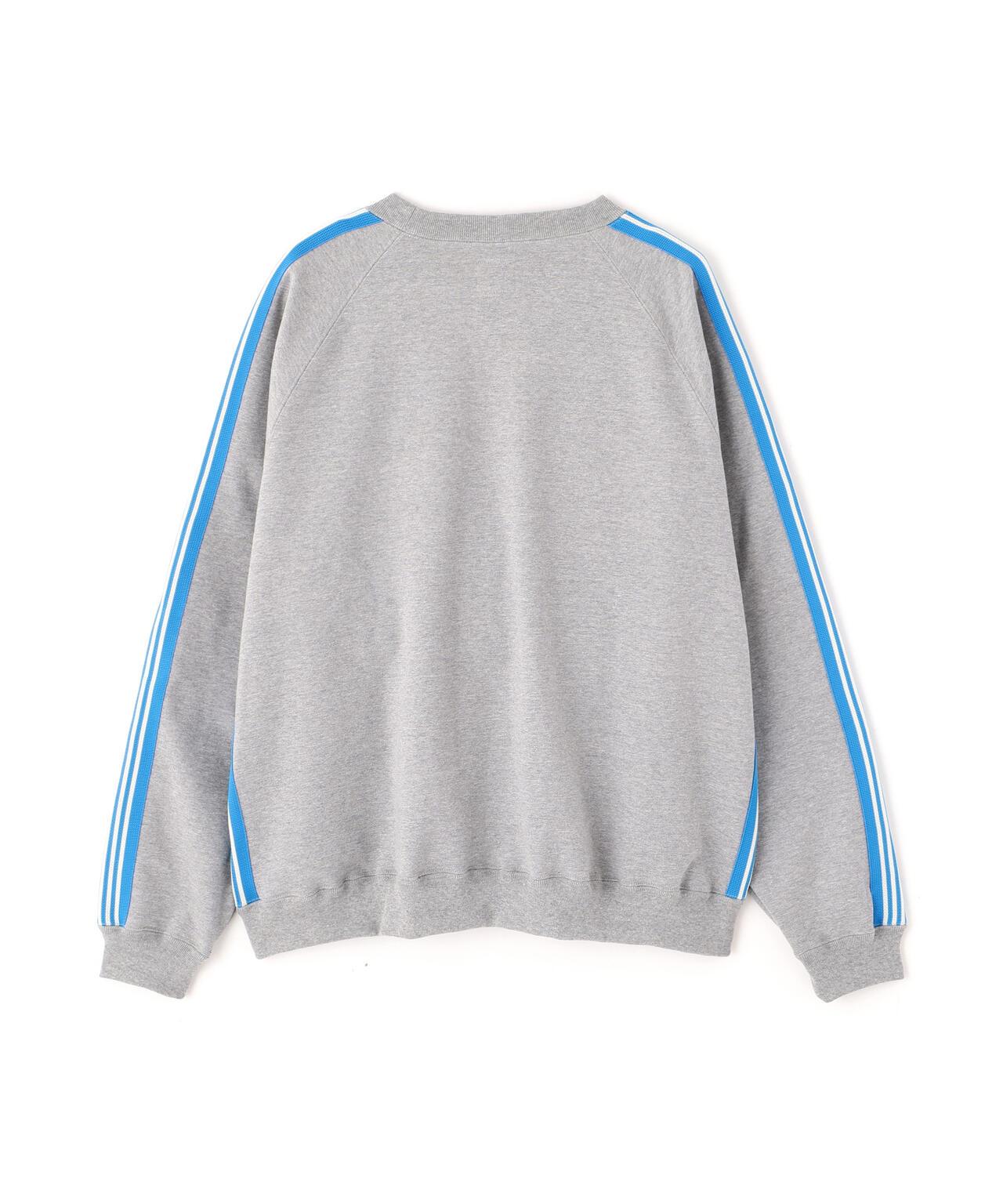 棉質針織圓領上衣 TRACK CREW NECK - COTTON JERSEY