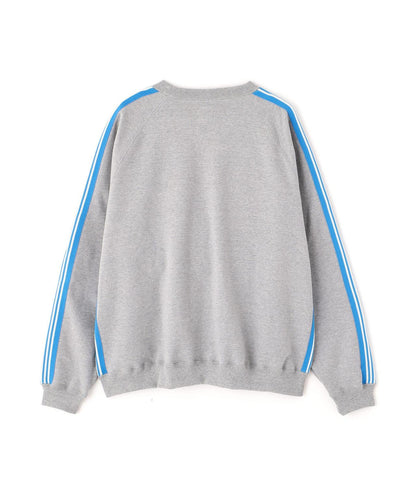 棉質針織圓領上衣 TRACK CREW NECK - COTTON JERSEY
