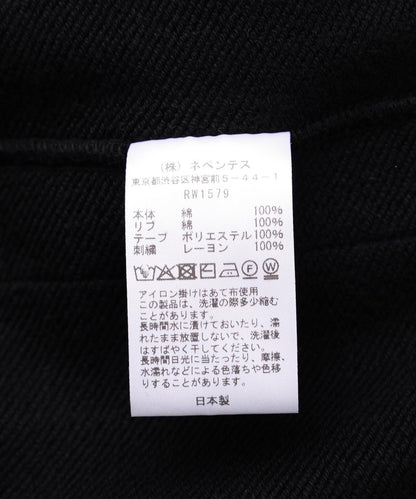 棉質針織圓領上衣 TRACK CREW NECK - COTTON JERSEY
