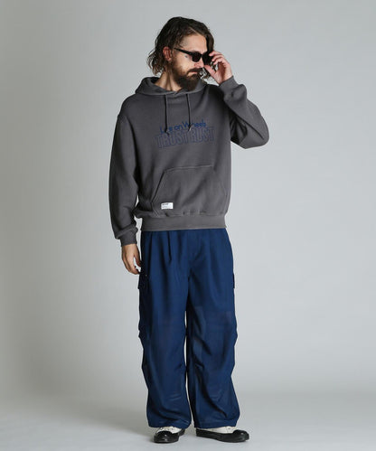 TRUST RUST HOODED KNIT SWEAT 針織衛衣連帽衫