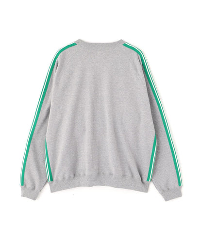 棉質針織圓領上衣 TRACK CREW NECK - COTTON JERSEY