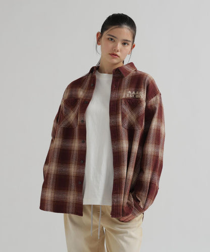OMBRE CHECK SHIRT 漸變格紋襯衫