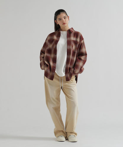OMBRE CHECK SHIRT 漸變格紋襯衫