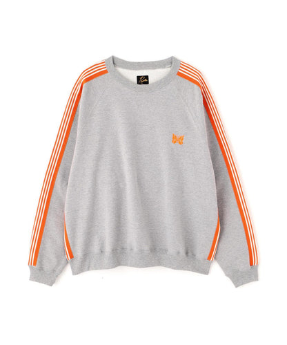 棉質針織圓領上衣 TRACK CREW NECK - COTTON JERSEY