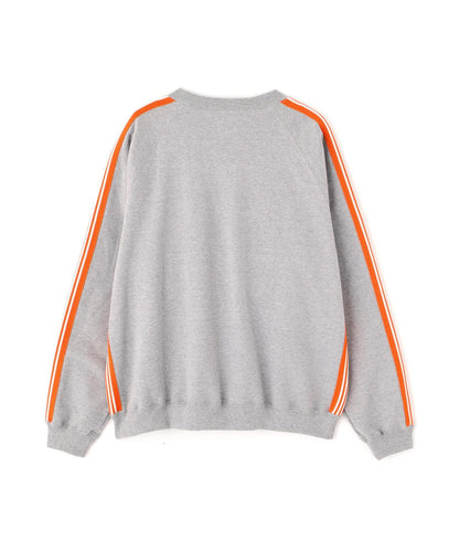 棉質針織圓領上衣 TRACK CREW NECK - COTTON JERSEY