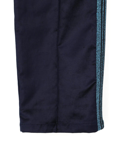 NEEDLES LHP EXCLUSIVE C/PE VELOUR 天鵝絨 運動褲 NAVY