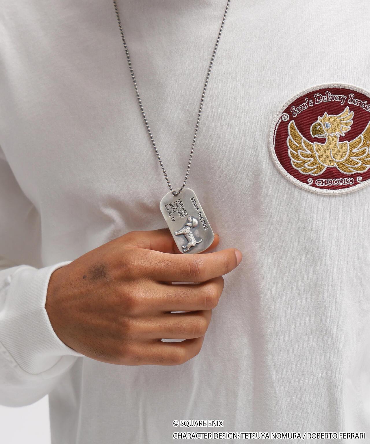 《AVIREX × FINAL FANTASY VII REMAKE》 DOG TAG STAMP THE DOG 軍牌吊墜