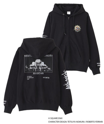 AVIREX × FINAL FANTASY VII REMAKE（最終幻想7 重製版） ZIP UP HOODIE “SEVENTH HEAVEN”