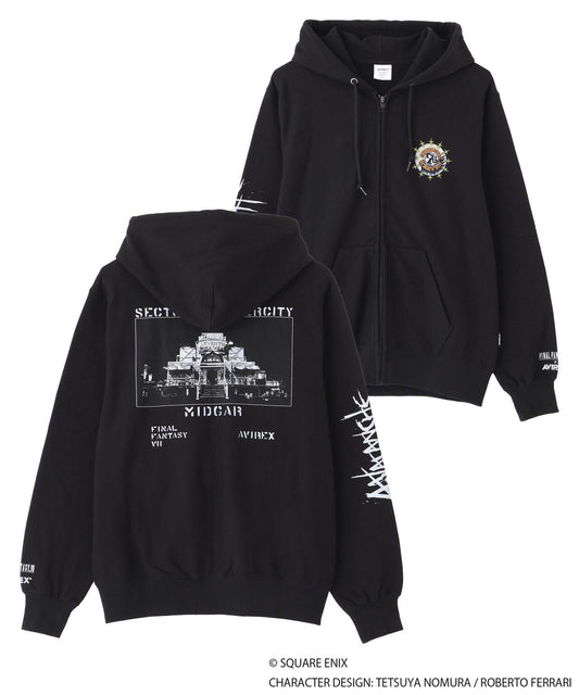 AVIREX × FINAL FANTASY VII REMAKE（最終幻想7 重製版） ZIP UP HOODIE “SEVENTH HEAVEN”