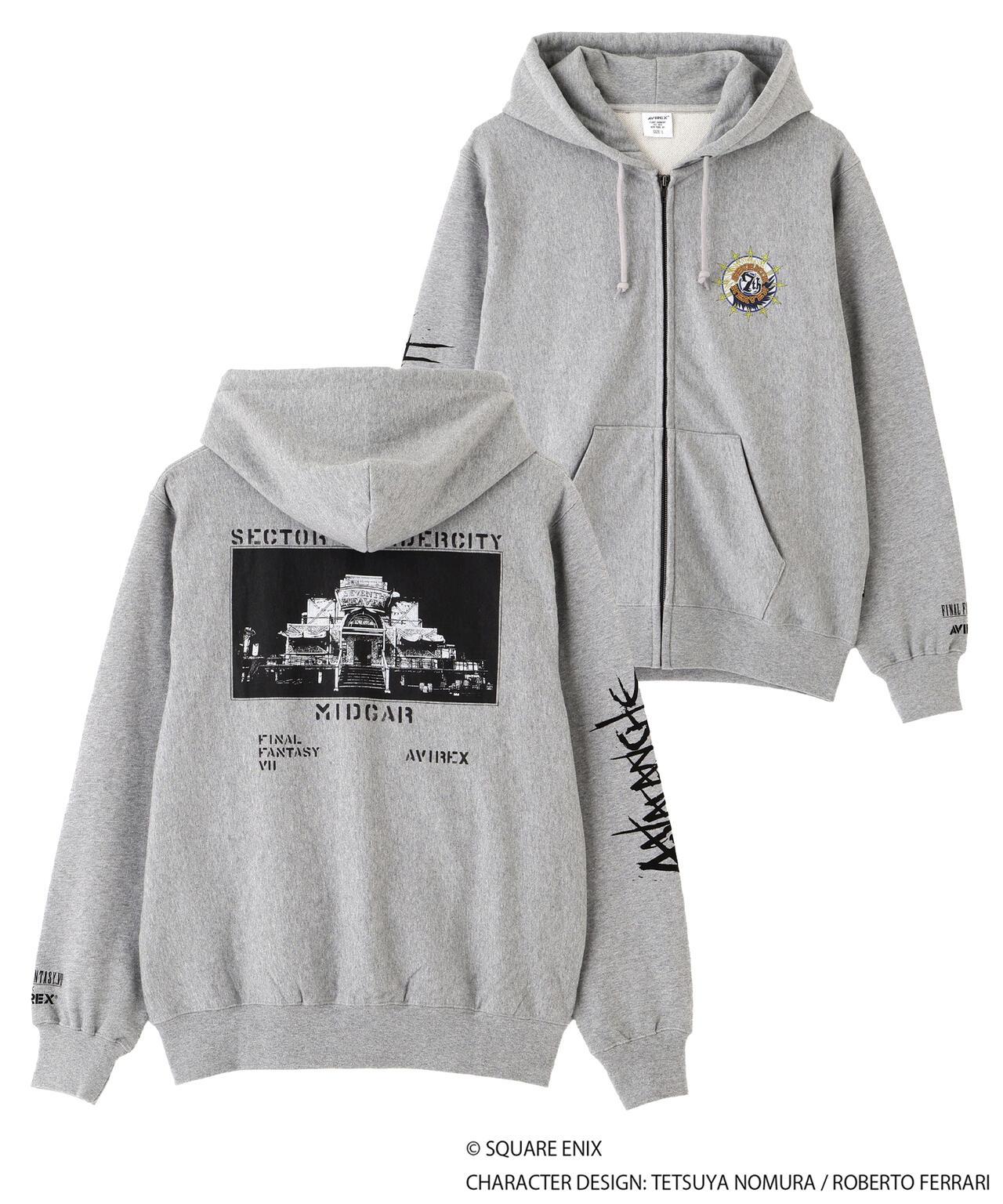 AVIREX × FINAL FANTASY VII REMAKE（最終幻想7 重製版） ZIP UP HOODIE “SEVENTH HEAVEN”