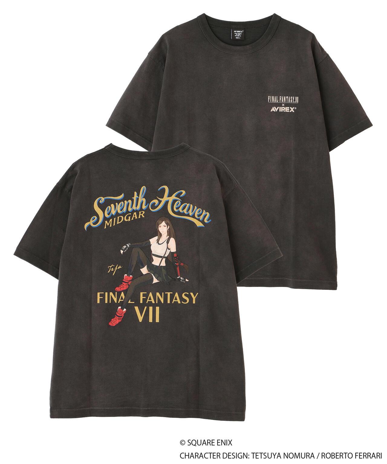 AVIREX × FINAL FANTASY VII REMAKE（最終幻想7重製版） PINUP系列 TIFA & AERITH T恤