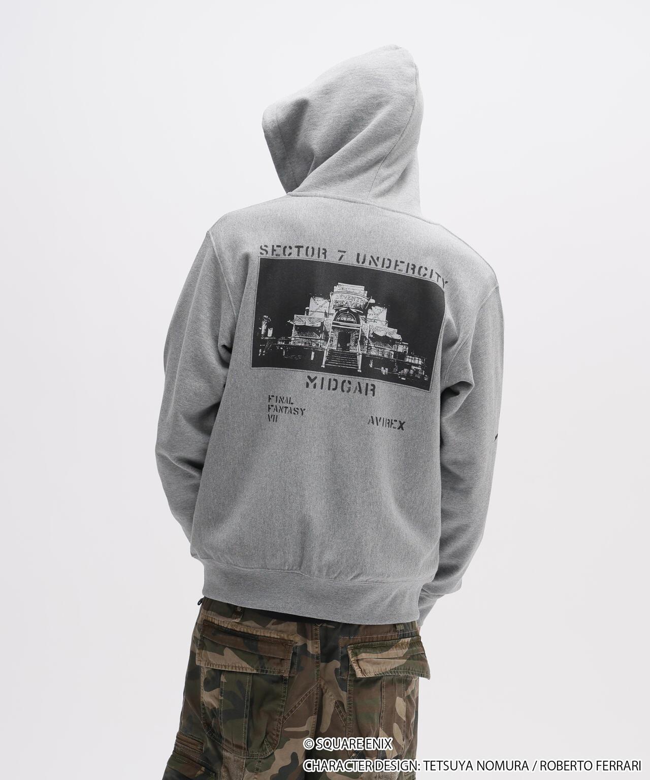 AVIREX × FINAL FANTASY VII REMAKE（最終幻想7 重製版） ZIP UP HOODIE “SEVENTH HEAVEN”
