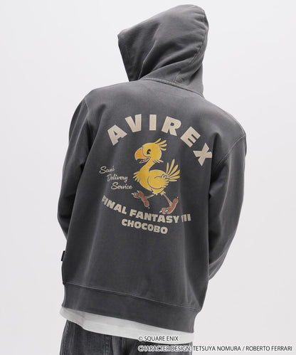 AVIREX × FINAL FANTASY VII REMAKE（最終幻想7 重製版） CHOCOBO 拉鍊連帽衛衣