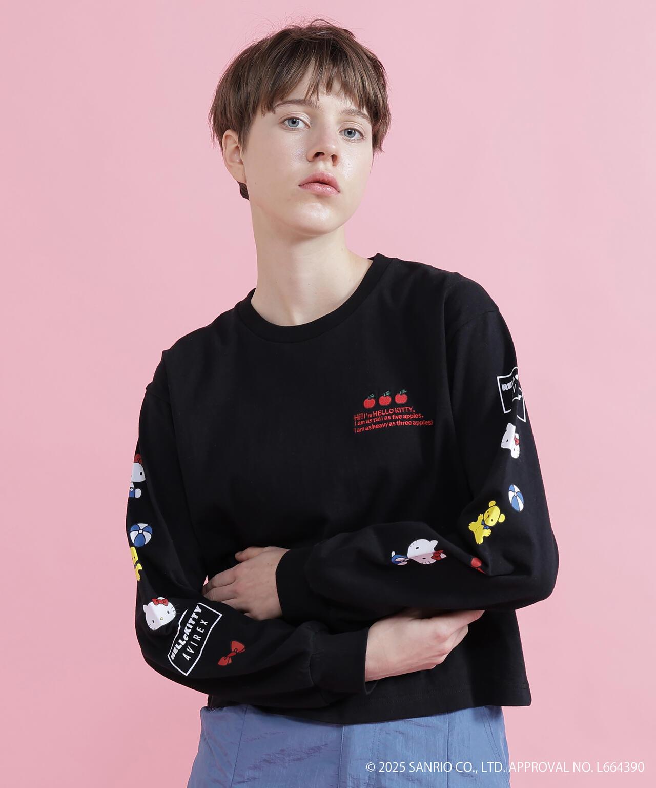 AVIREX×HELLO KITTY 長袖T恤