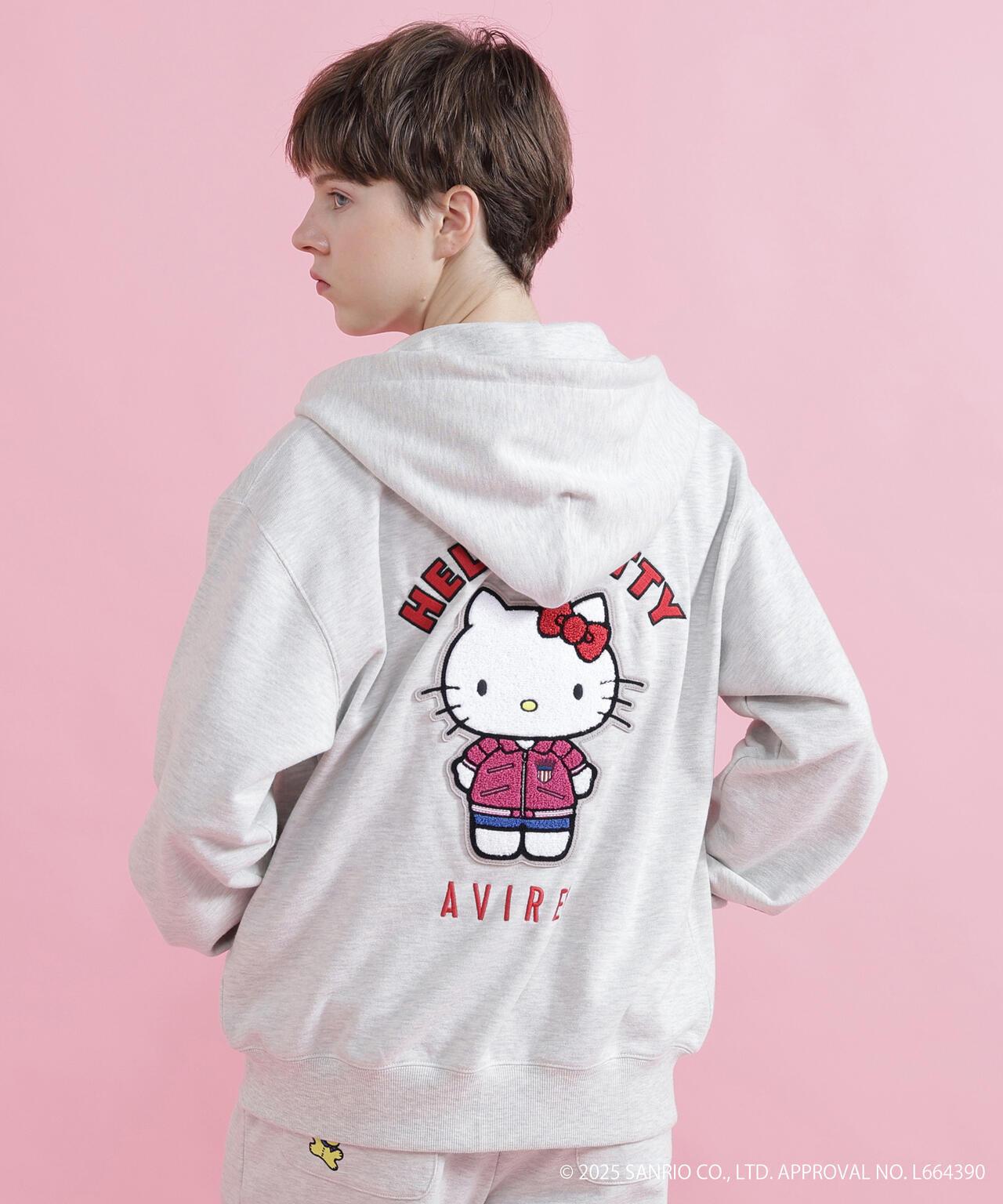 AVIREX×HELLO KITTY（凱蒂貓） 連帽衛衣