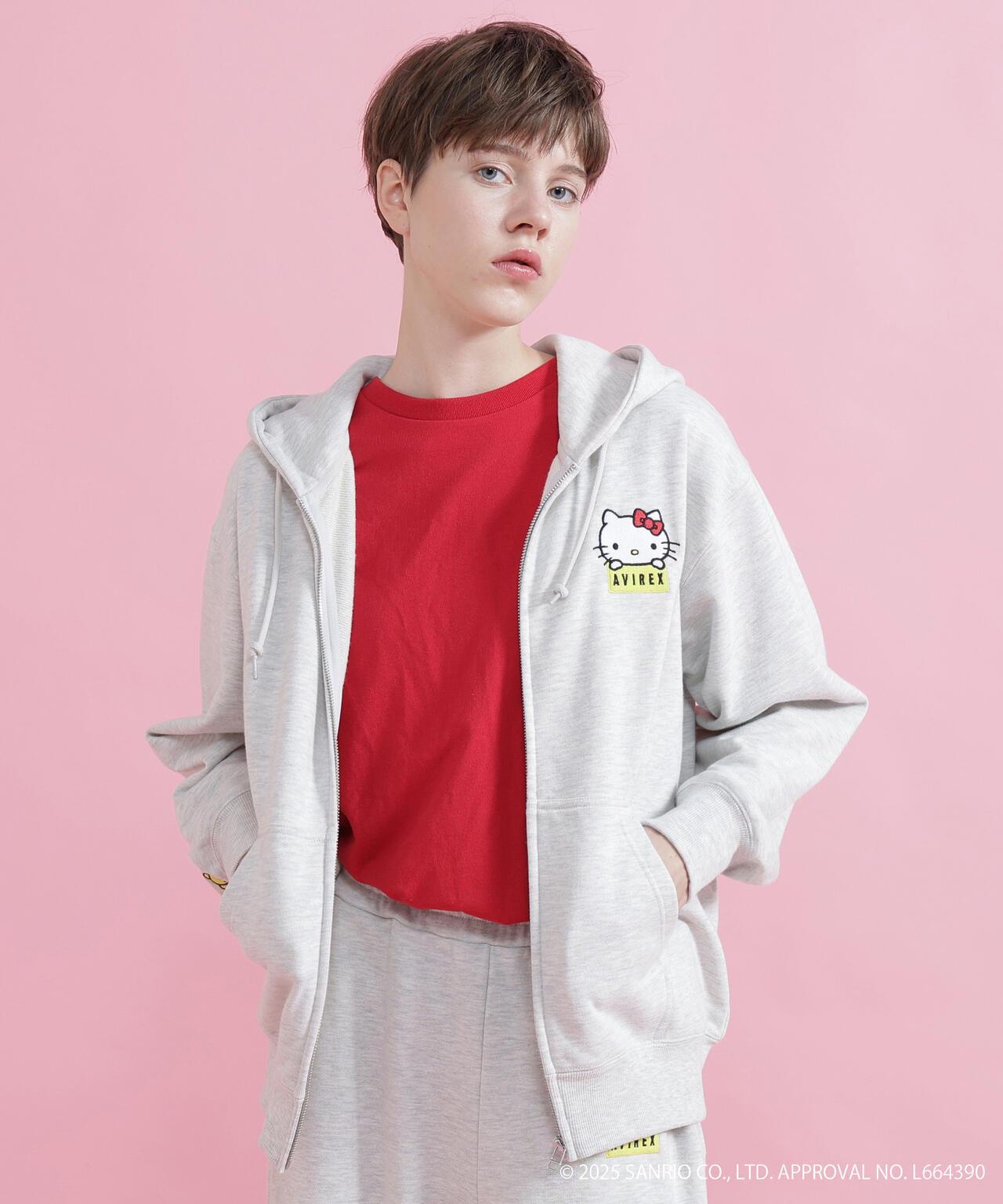 AVIREX×HELLO KITTY（凱蒂貓） 連帽衛衣