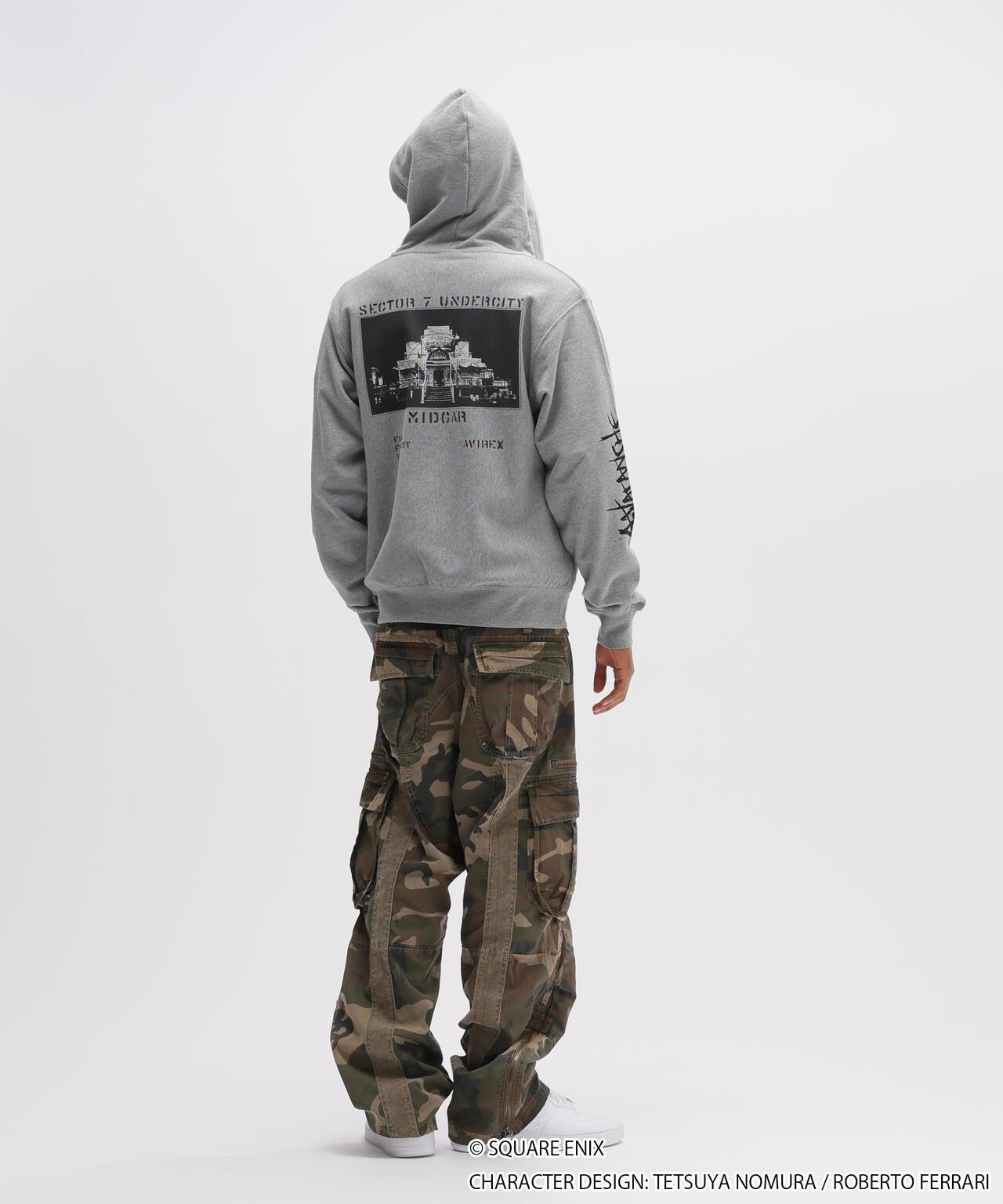 AVIREX × FINAL FANTASY VII REMAKE（最終幻想7 重製版） ZIP UP HOODIE “SEVENTH HEAVEN”