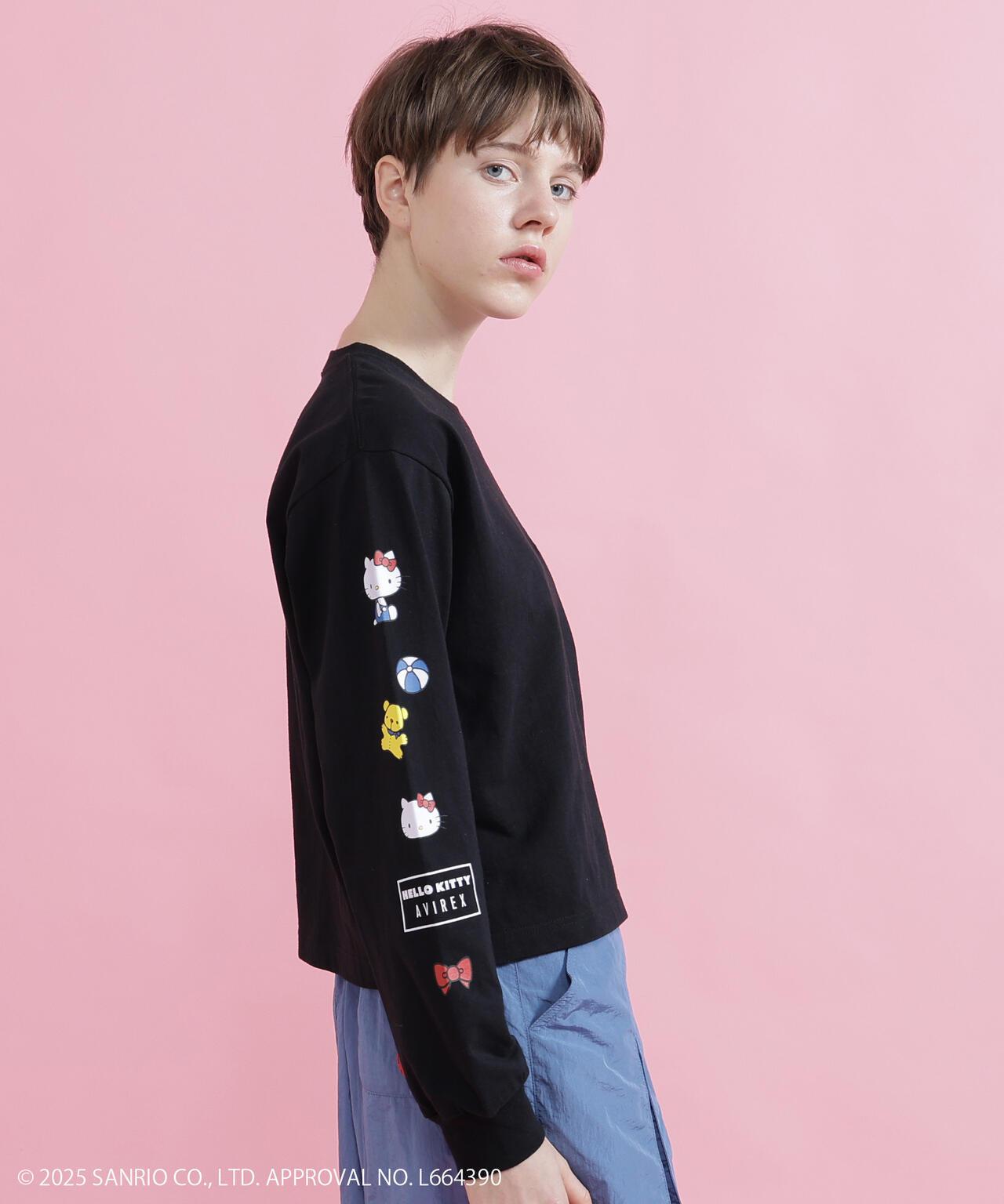 AVIREX×HELLO KITTY 長袖T恤