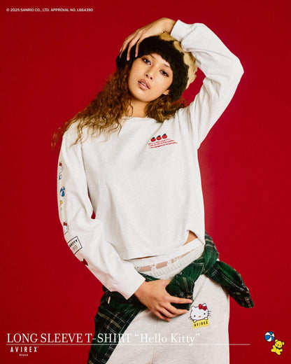 AVIREX×HELLO KITTY 長袖T恤
