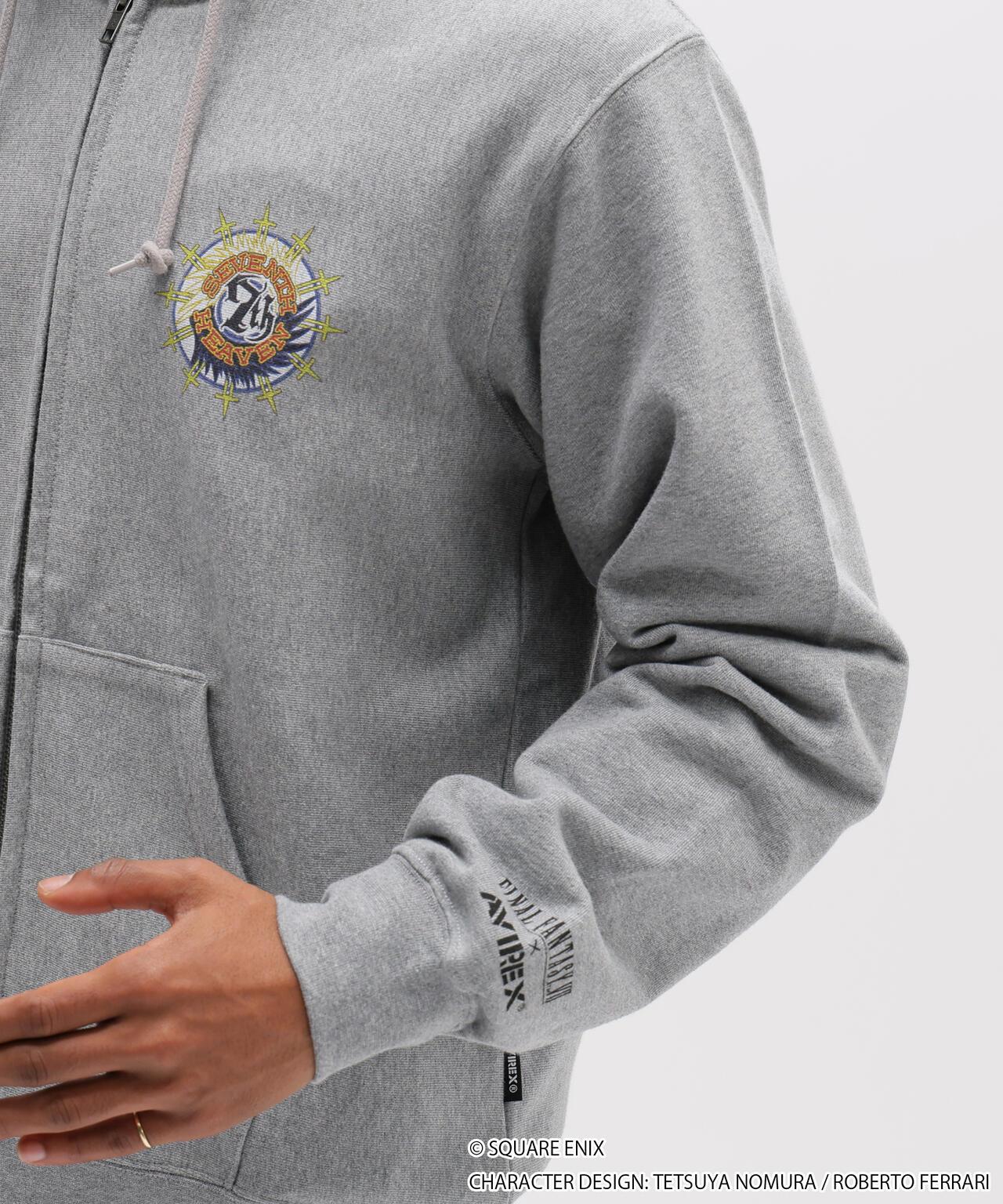 AVIREX × FINAL FANTASY VII REMAKE（最終幻想7 重製版） ZIP UP HOODIE “SEVENTH HEAVEN”