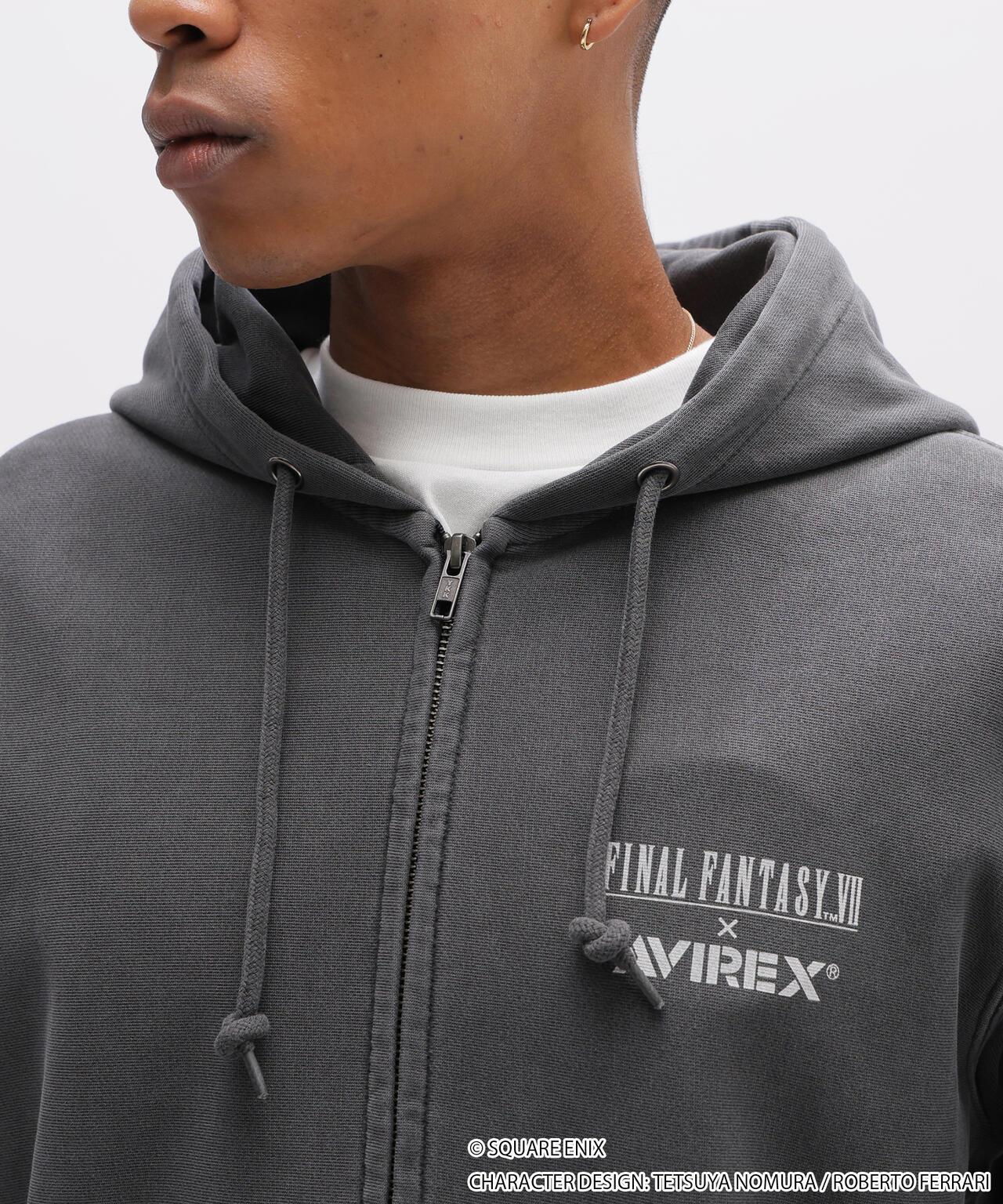AVIREX × FINAL FANTASY VII REMAKE（最終幻想7 重製版） CHOCOBO 拉鍊連帽衛衣