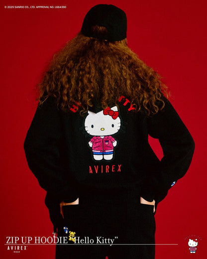 AVIREX×HELLO KITTY（凱蒂貓） 連帽衛衣
