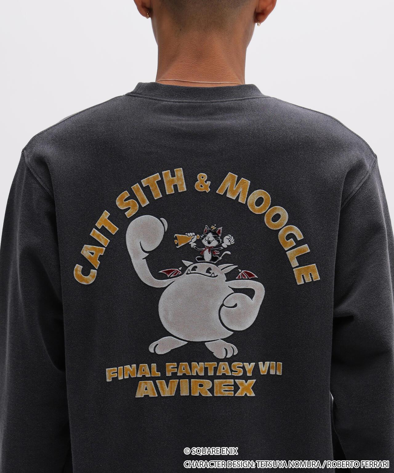 FINAL FANTASY VII REMAKE（最終幻想7 重製版） 聯名款 CaitSith & MOOGLE 圓領衛衣