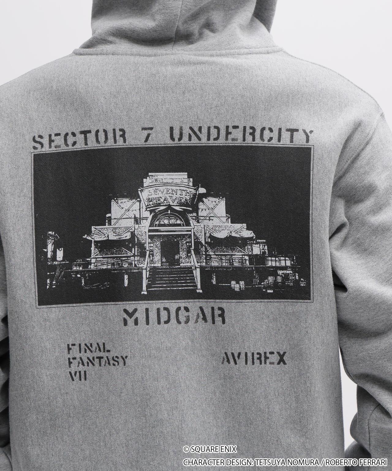 AVIREX × FINAL FANTASY VII REMAKE（最終幻想7 重製版） ZIP UP HOODIE “SEVENTH HEAVEN”