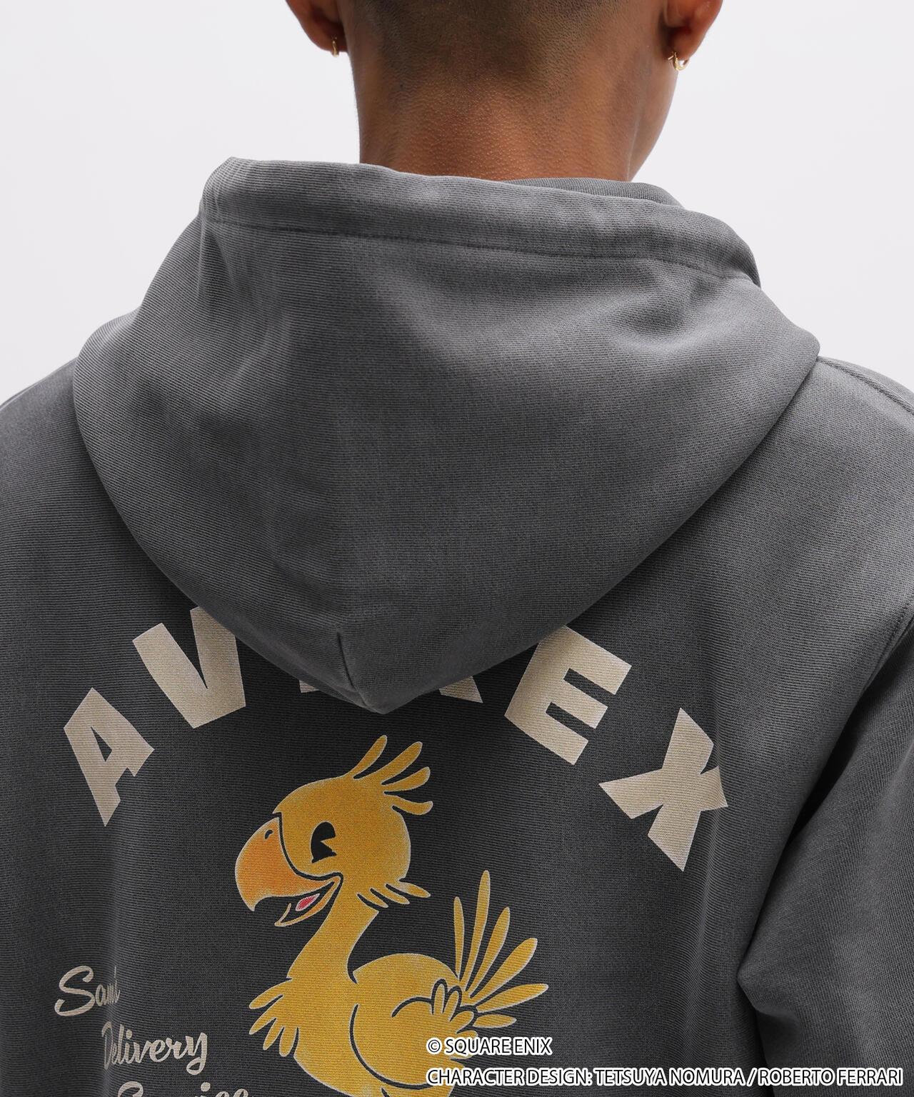 AVIREX × FINAL FANTASY VII REMAKE（最終幻想7 重製版） CHOCOBO 拉鍊連帽衛衣