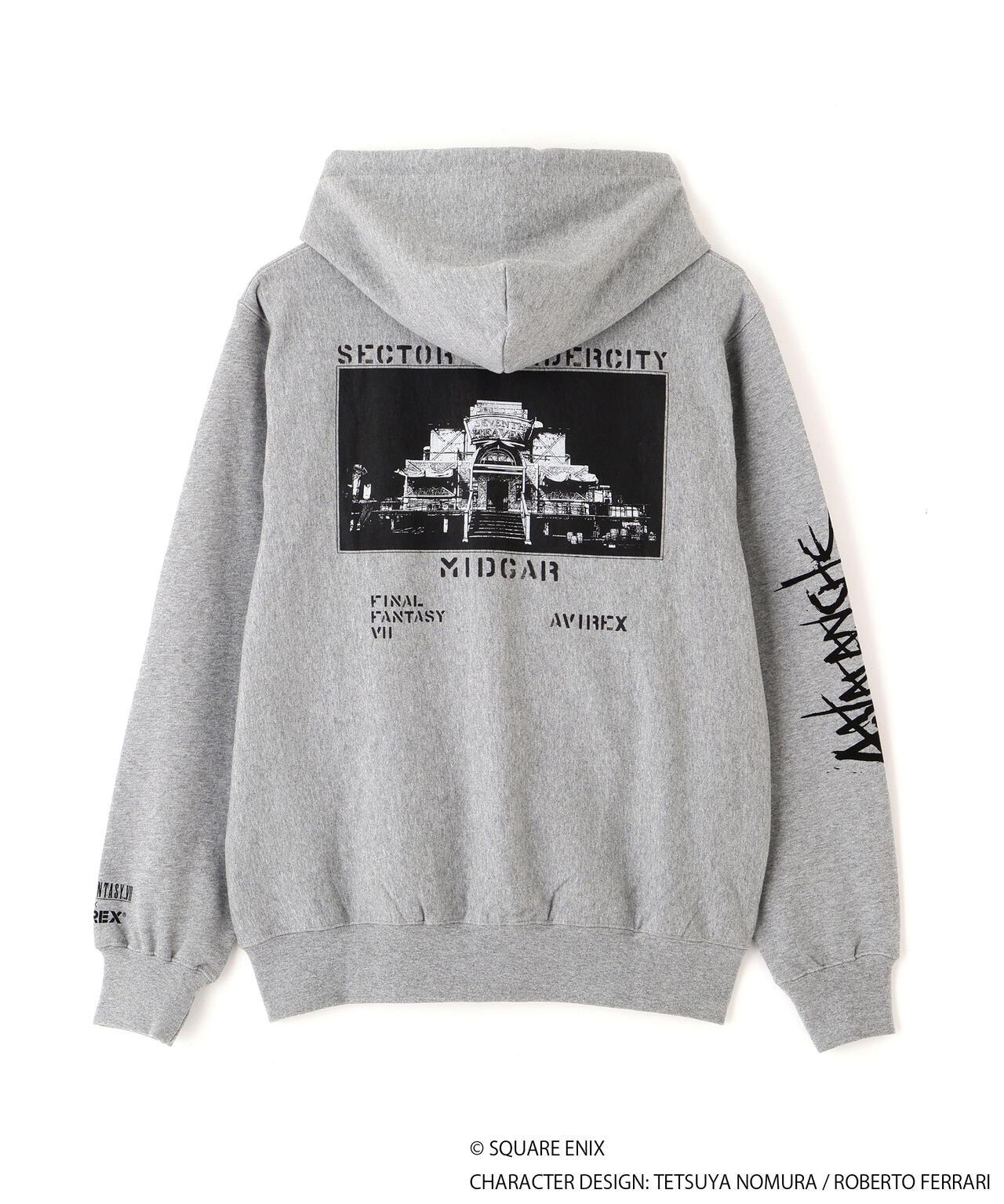 AVIREX × FINAL FANTASY VII REMAKE（最終幻想7 重製版） ZIP UP HOODIE “SEVENTH HEAVEN”