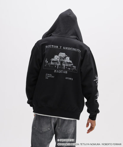 AVIREX × FINAL FANTASY VII REMAKE（最終幻想7 重製版） ZIP UP HOODIE “SEVENTH HEAVEN”