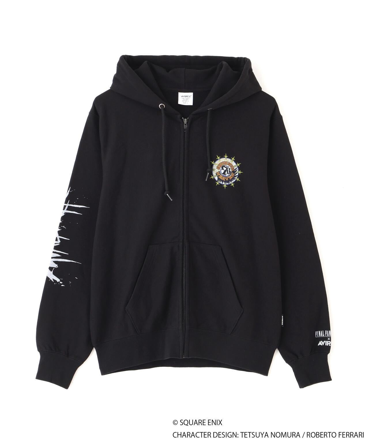 AVIREX × FINAL FANTASY VII REMAKE（最終幻想7 重製版） ZIP UP HOODIE “SEVENTH HEAVEN”