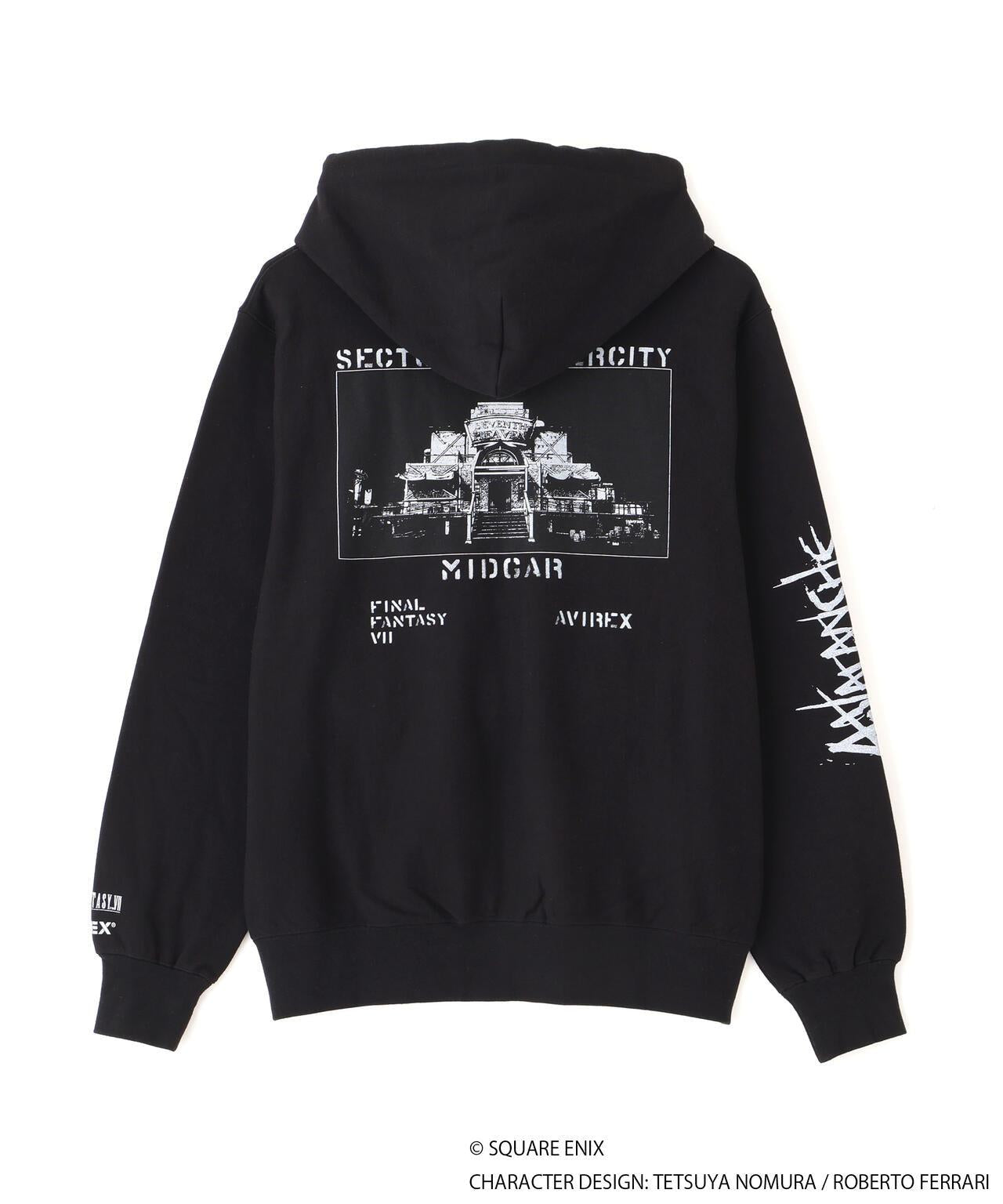 AVIREX × FINAL FANTASY VII REMAKE（最終幻想7 重製版） ZIP UP HOODIE “SEVENTH HEAVEN”