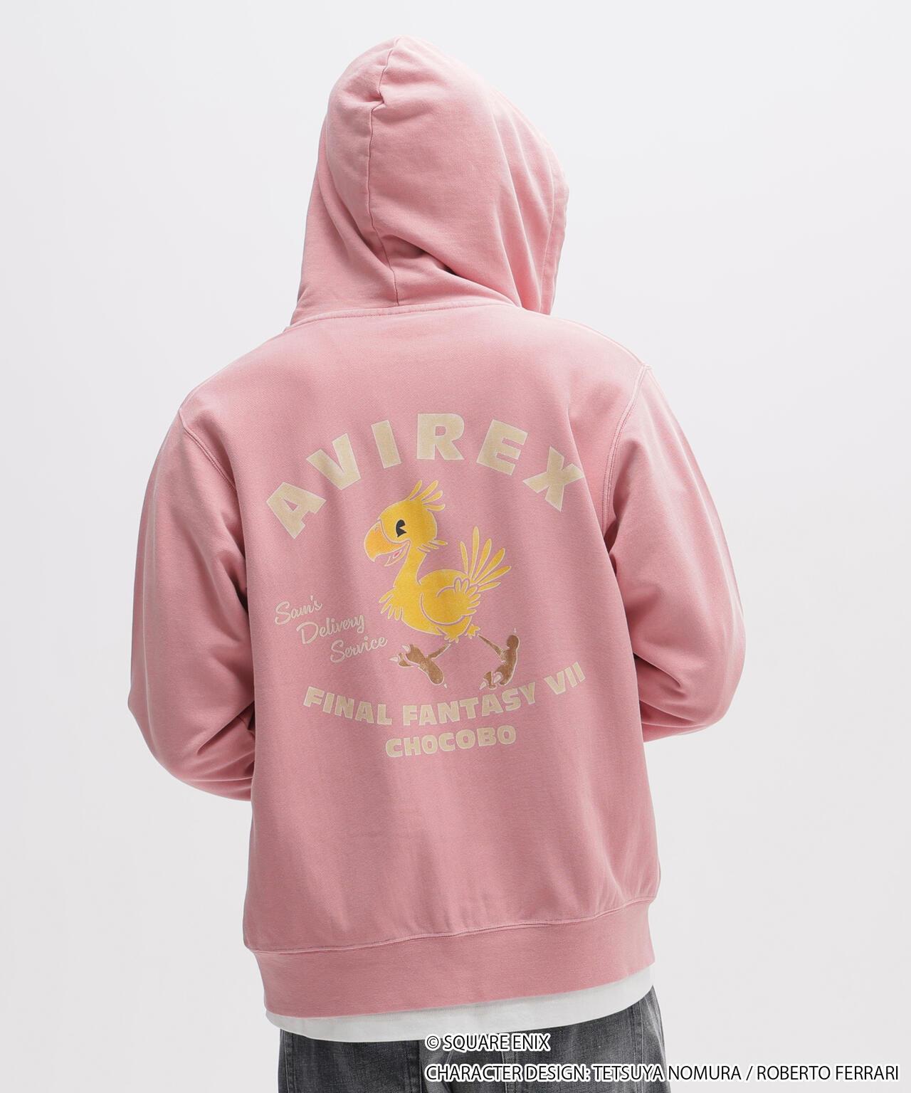 AVIREX × FINAL FANTASY VII REMAKE（最終幻想7 重製版） CHOCOBO 拉鍊連帽衛衣