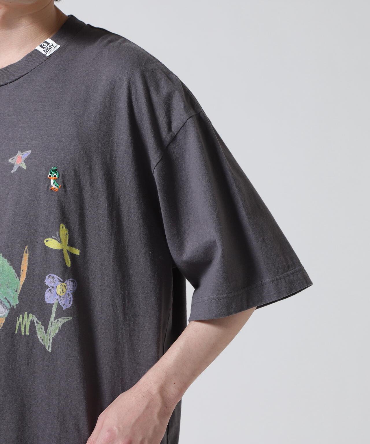 塗鴉圖案 T恤 Maison MIHARAYASUHIRO LEON KIDS DOODLE TEE BLACK
