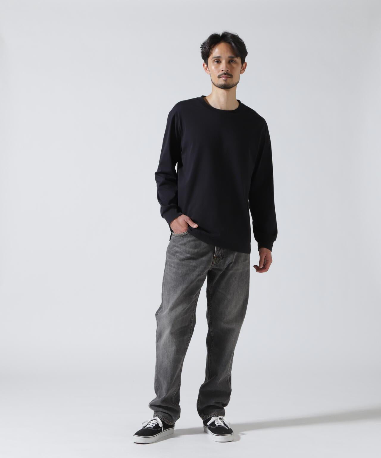NUDIE JEANS Steady Eddie II Grey Crosshatch 牛仔褲