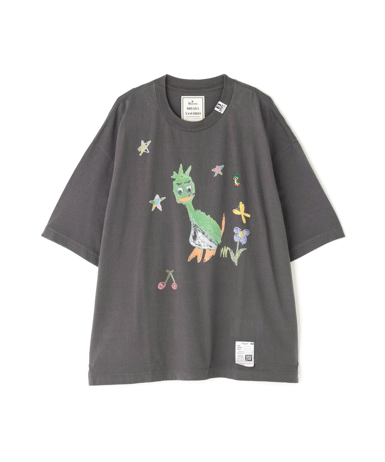 塗鴉圖案 T恤 Maison MIHARAYASUHIRO LEON KIDS DOODLE TEE BLACK